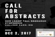 Undergraduate, community college, and graduate LSAMP FALL 2017...LSAMP FALL 2017 SYMPOSIUM CALL FOR ABSTRACTS Abstract Submission Deadline: November 3, 2017 Nanoparticle-based Immunoassays