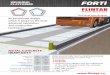 WEIGHING PLATFORMS FORTI - truck scalestruckscales.ro/download/Technical_specification_FORTI.pdf · Reinforced running surface with profile sheeting ... WEIGHING PLATFORMS The extended