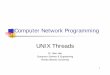 UNIX Threads - Florida Atlantic Universitysam/course/netp/lec_note/thread.pdf · 2 UNIX Threads Motivation for Threads Thread Resources Thread Implementations Unix Threads POSIX Threads