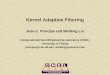 Kernel Adaptive Filtering - Computational … · Outline 1. Optimal adaptive signal processing fundamentals Learning strategy . Linear adaptive filters . 2. Least-mean-square in kernel