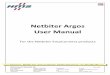 Netbiter Argos User Manual - ER-Soft · Netbiter Argos User Manual ... 3.4.2 Remove widget ... As the account is created, an E-mail containing an activation link will be sent