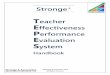 Teacher Effectiveness Performance Evaluation System1-11-16).… · Purposes and Characteristics ... The Stronge Teacher Effectiveness Performance Evaluation System ... The Stronge