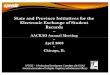 State and Province Initiatives for the Electronic Exchange ...€¦ · State and Province Initiatives for the Electronic Exchange of Student ... yRequest & Response and Transcript