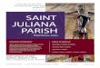 SAINT JULIANA PARISHstjuliana.org/images/bulletins/2018/20180304.pdfSaint Juliana Parish is here to help people experience Jesus. We believe when you experience Jesus, you become the