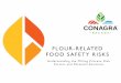 FLOUR-RELATED FOOD SAFETY RISKS -   FOOD SAFETY RISKS ... • 42 Mills, blending facilities and one bakery ... Peanut industry Assoc. Association
