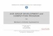 AGE GROUP DEVELOPMENT and COMPETITION PROGRAM · This FIG Age Group Development and Competition Program is an ... Information about the Growing Child ... • All parts of the body