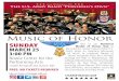 Music of Honor - usarmyband.com · the premier concert band of the U.S. Army plays an inspiring afternoon ... John Williams, and modern music by Lee Greenwood and Toby Keith. U.S.ARMY