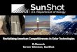 Revitalizing American Competitiveness in Solar … · Global Competitiveness ... For 2007-2011 Actual Module Selling Price: ... only 0.005 electronic grade) Rock forming elements