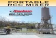 Portable rcc mixer - Stevenson Equipment Ltd.stevensonequipment.com/pdf/rccmix.pdf6 7 The Sicoma Strength extra-rigid frame holds the mixer shape and maintains shaft alignment during