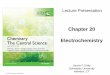 Chapter 20 Electrochemistry - Electroanalytical …echem.yonsei.ac.kr/wp-content/uploads/2017/10/20-Electrochemistry.pdf · Chapter 20 Electrochemistry ... Oxidation Numbers ... •
