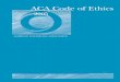 ACA Code of Ethics 2005 - Texas Counseling Association Code of Ethics.pdf · ACA Code of Ethics As approved by the ACA Governing Council 2005 AMERICAN COUNSELING ASSOCIATION . About