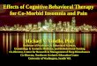 Effects of Cognitive Behavioral Therapy for Co-Morbid ... Effects of Cognitive Behavioral Therapy