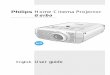 Philips Home Cinema Projector Garbo - download… · Philips Home Cinema Projector English User guide Garbo 3 ... When no signal inputs are detected for 30 minutes, the projector