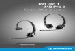 mb Pro 1 | Mb Pro 2 - Sennheiser · In extreme cases, abuse or misuse of standard/recharge-able batteries can lead to: • explosion, • fire development, ... MB Pro 1 MB Pro 2-)