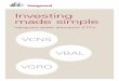 Investing made simple - vanguardcanada.ca€¦ · Investing made simple Vanguard asset allocation ETFs VCNS VBAL VGRO