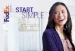 START SIMPLE - fedex.com · SIMPLE START 此新客戶服務指南及豐富的 fedex.com線上資源協助您完成 託運大小事。