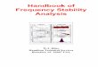 Handbook of Frequency Stability Analysis - Stable32 · Handbook of Frequency Stability Analysis W.J. Riley Hamilton Technical Services Beaufort, SC 29907 USA
