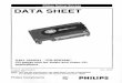  · Philips Optical Storaae DATA SHEET VAU 1254/31 "CD-PR02M' CD player unit for Audio and Video CD applications Product specification Version 1.0