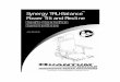 Synergy TRU-Balance Power Tilt and Recline - Pride … · Synergy TRU-Balance Power Tilt and Recline ... and notes in this manual and all other ... OPERATING THE SYNERGY TRU-BALANCE