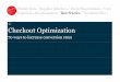 Econsultancy Checkout Optimization Guide - Purdue … 406 e-retailing/checkout... · Market Data / Supplier Selection / Event Presentations / User Experience Benchmarking / Best Practice