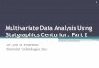Multivariate Statistical Analysis Using Statgraphics ... Multivariate Data Analysis Using Statgraphics