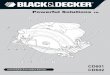 1 2 3 4 15 5 6 14 13 12 11 10 9 8 7 CD601 - BLACK+DECKERservice.blackanddecker.fr/PDMSDocuments/EU/Docs//docpdf/cd601... · d. Never hold piece being cut in your hands or across your