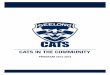 program 2013-2016 - Geelong Football Club Tenant/GeelongCats/Club HQ... · 2 geelong cats // CATS IN THE COMMUNITY PROGRAM 2013-2016 cats In tHe commUnItY ... Responding to requests