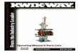 Purchaser's Warranty - Assurich · Purchaser's Warranty KW Products Inc. 500 57th Street Marion, IA 52302 U SA KW Products Inc. guarantees all parts of its equipment, to the original