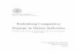 Rethinking Competitive Strategy in Mature .Rethinking Competitive Strategy in Mature Industries