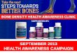SEPTEMBER 2013 HEALTH AWARENESS CAMPAIGNtraining.discountdrugstores.com.au/Uploads/Bone Densityup.pdf · Our September campaign is on Bone Health awareness ... to greet customers