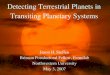 Detecting Terrestrial Planets in Transiting Planetary …home.fnal.gov/~jsteffen/docs/steffenttv.pdf · Detecting Terrestrial Planets in Transiting Planetary Systems ... Many transit