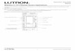aestro 0 10 immer Sensor Applications - Lutron Electronics · aestro ® 0 10 immer Sensor Applications Application Note #536 Revision B April 2015 ® 1 Tecnical Support: 800.523.9466
