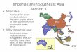 Imperialism in Southeast Asia Section 5 - Quia€¦ · Imperialism in Southeast Asia Section 5 ... cultural change . ... Philippines Change Hands