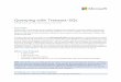Querying with Transact-SQL - GitHub · PDF fileQuerying with Transact-SQL ... • Leave the option to allow Azure services to access the ... enter the following Transact-SQL query