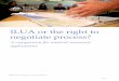 ILUA or the right to negotiate process? Publications/ILUA - The Right to... · PAGE 1. ILUA or the right to negotiate process? A comparison for mineral tenement applications