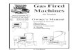 Gas Fired Manual - Steam Jenny · Rev. 6-98 Oil Fired Manual Gas Fired Machines All Models Owner's Manual •Assembly & Start-up •Operation •Maintenance •Cleaning Compounds