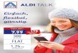 aldi Talk - Aldi Nord - Qualit¤t Zum Aldi Preis. Einfach. G¼nstig. Starten. Einfach einsteigen