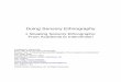 Doing Sensory Ethnography 1 Situating Sensory Ethnography ... · PDF fileDoing Sensory Ethnography 1 Situating Sensory Ethnography: From Academia to Intervention Contributors: Sarah