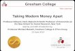Taking Modern Money Apart - Amazon S3 · Taking Modern Money Apart “unity of an accounting system, a medium of circulation and a store of value ... US dollars (ChemConnect (B2B);