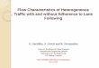 Flow Characteristics of Heterogeneous Traffic with and ...urbanmobilityindia.in/Upload/Conference/d6be9717-32ca-483d-ac72-85... · Flow Characteristics of Heterogeneous Traffic with