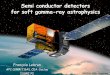 Semi conductor detectors for soft gamma-ray astrophysics · Semi conductor detectors for soft gamma-ray astrophysics ... pulsars X X X Supernovae XXX X XX SNRs XX XXX XX GRBs X X