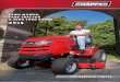 LAWN MOWER, YARD TRACTOR & ZERO TURN RANGE …€¦ · LAWN MOWER, YARD TRACTOR & ZERO TURN RANGE ... Better traction and manoeuvrability. ... Front and rear ball bearings Rear wheel
