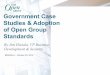 Government Case Studies & Adoption of Open Group … · Architecture Vision B Business Architecture C ... TOGAF® 9 Certifications Exceed 60,000 14. ... Solution architecture template: