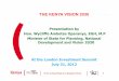 1045 - Kenya Vision 2030 Minister London Presentationcemusstudent.se/wp-content/uploads/2013/01/Vision_2030_Minister_of... · THE KENYA VISION 2030THE KENYA VISION 2030 Presentation