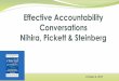 Effective Accountability Conversations - .Why donâ€™t crucial conversations tend to go well?