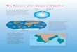 The Oceans: size, shape and basins - National Institute of … ·  · 2005-12-27The oceans cover about 71% of the Earth's surface. Average depth of the oceans is 3,700 m, and they