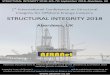 STRU TURAL INTEGRITY 2018 · University of Ulsan, Korea Prof Soren Ehlers NTNU, ... omponent and system reliability Multi-scale material, ... a quiet venue in the West End of the