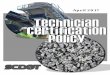 Copy of Technician Certification Policy project - scdot.org · SCDOT Technician Certification Policy 3 Introduction and Purpose . A technician’s competency and certification is