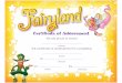 We are proud to award - Express Publishing · We are proud to award ..... (Name) this certificate of achievement for completing ... Fairyland certificate