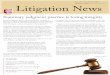 Vol. 18 Issue 2 Spring 2013 Litigation News Resources/pubs/Section...Litigation News Summary judgment motions are powerful. They can deprive a litigant of a trial and summarily award